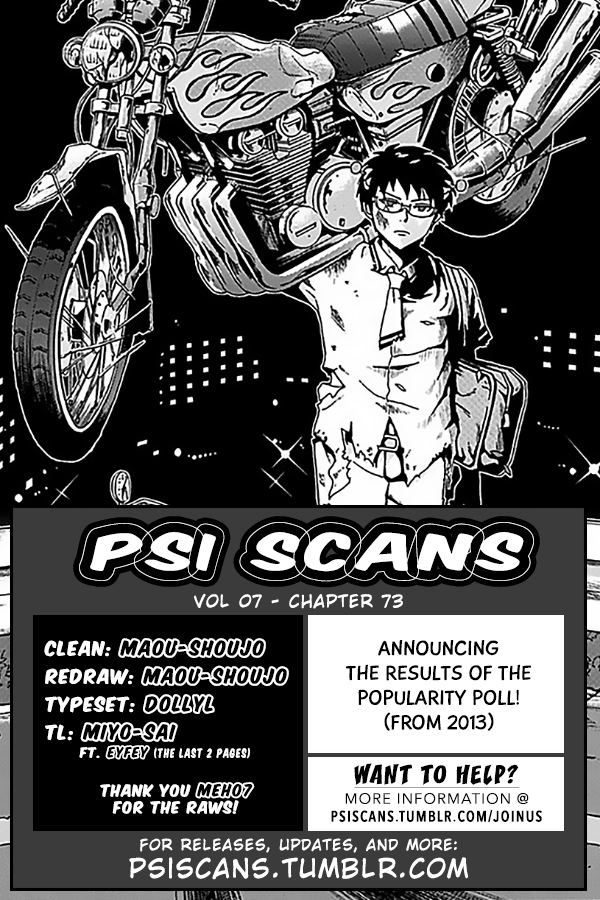 The Disastrous Life of Saiki K. - Ch. 73