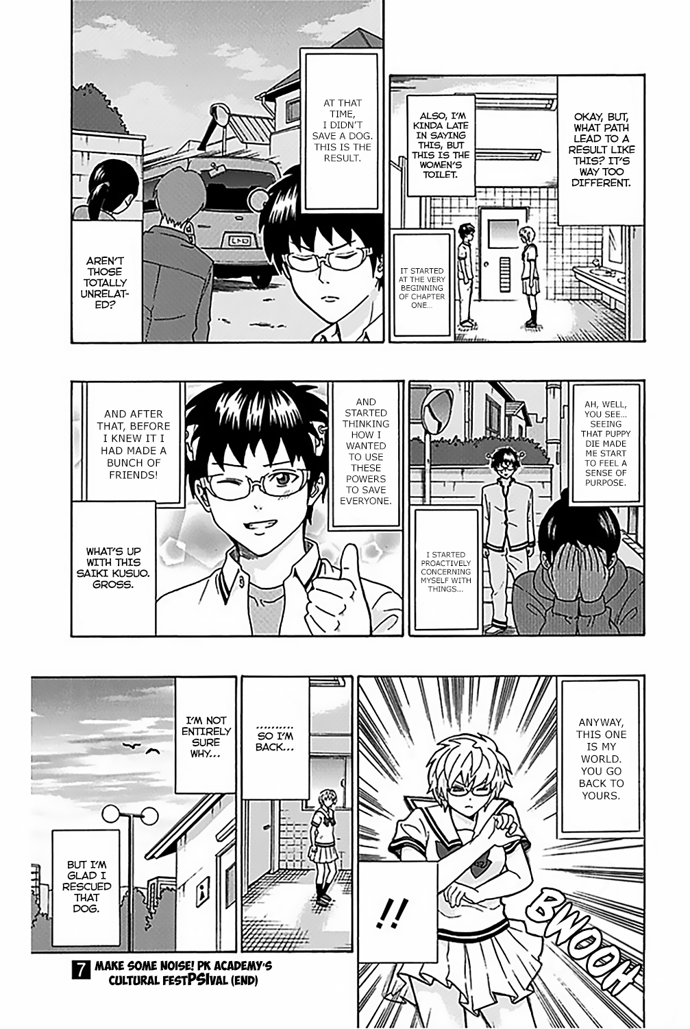 The Disastrous Life of Saiki K. - Ch. 73