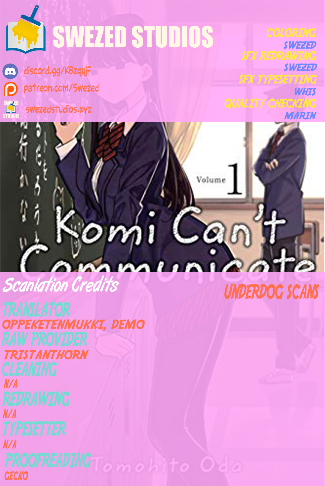 Komi Can't Communicate (Fan-Colored) - Ch. 1