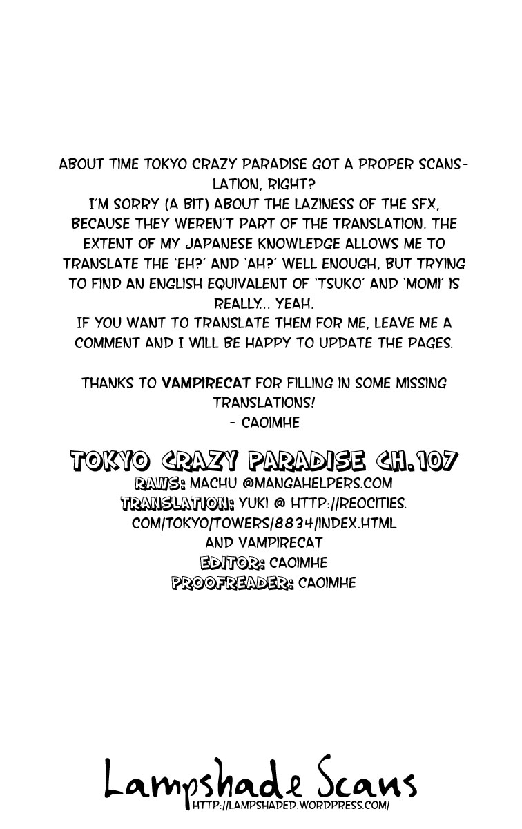 Tokyo Crazy Paradise - Ch. 107