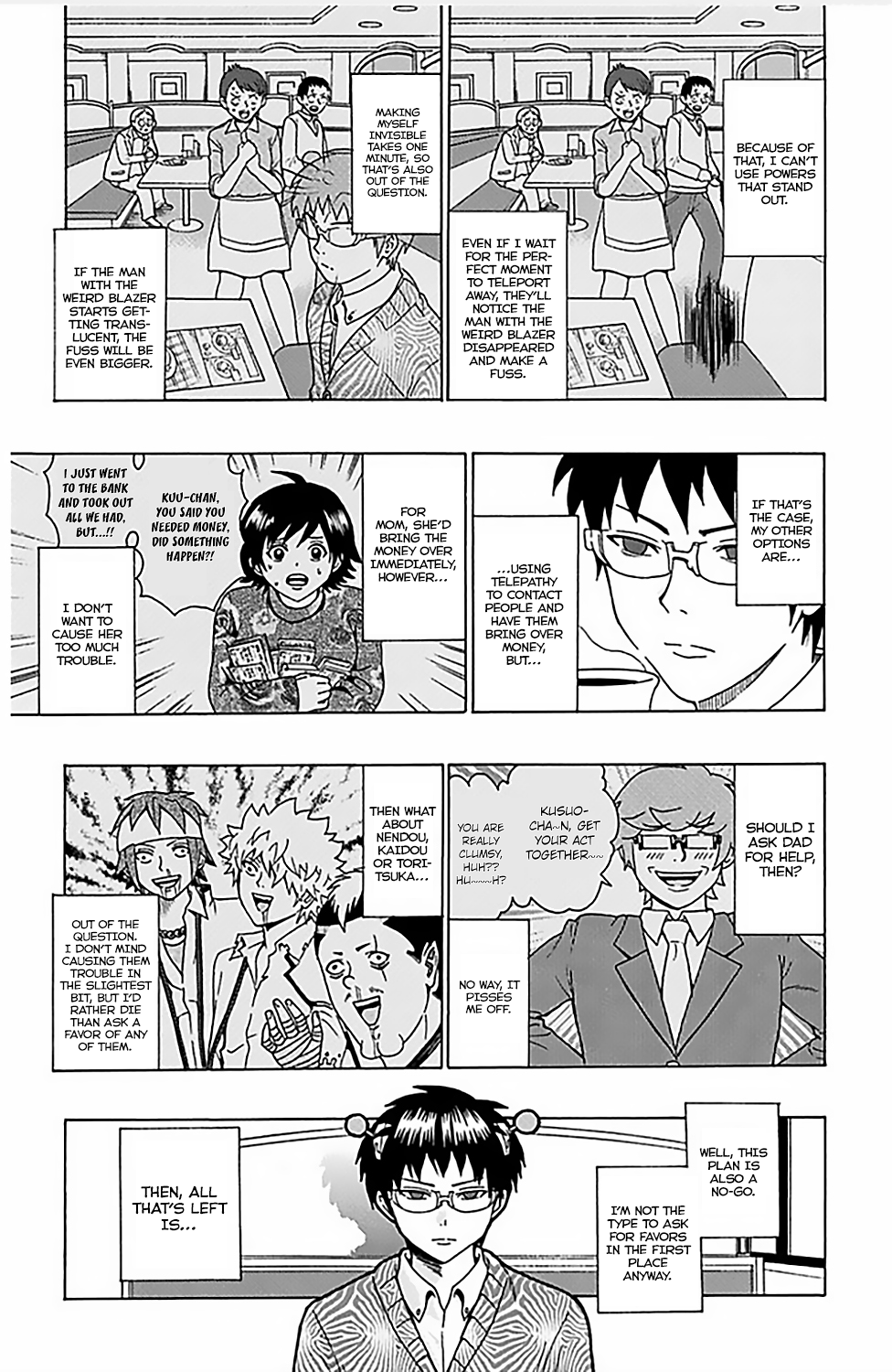 The Disastrous Life of Saiki K. - Ch. 75