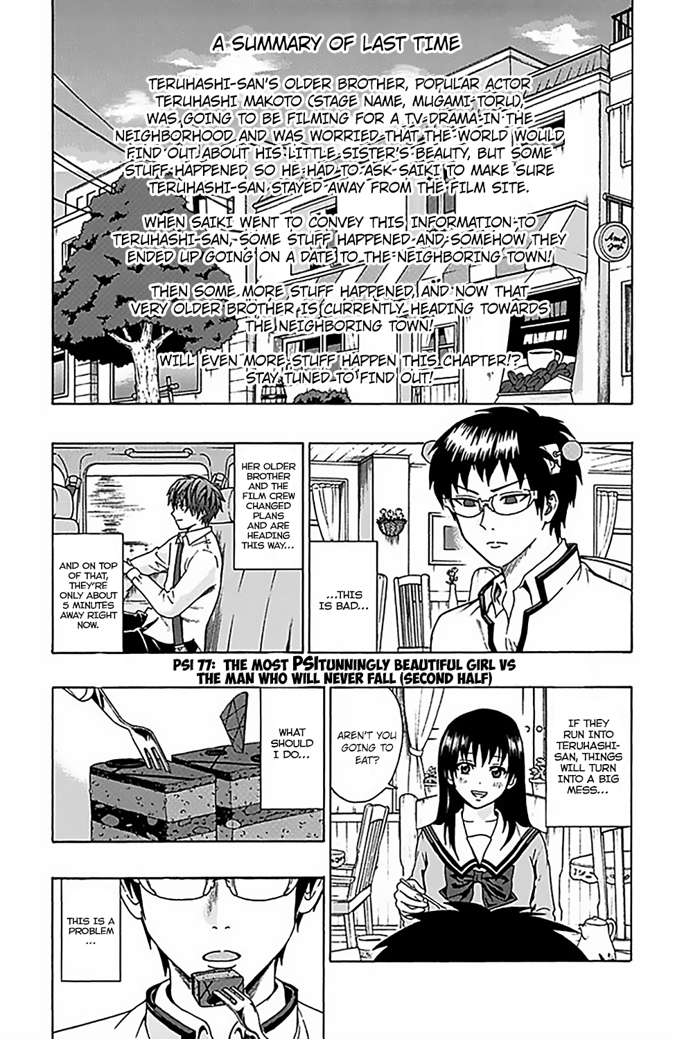 The Disastrous Life of Saiki K. - Ch. 77