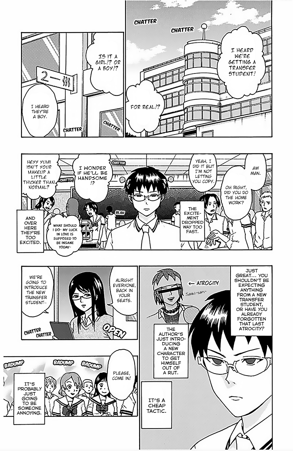 The Disastrous Life of Saiki K. - Ch. 65